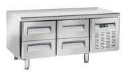 Comptoir réfrigéré positive GN1/1 - U-GN 2140 - Cool Head 1367x700x650 mm 181 L 282 W Coolhead - Table réfrigérée positive professionnel CHR - matériel cuisine pro - Cuistéo