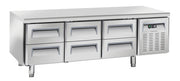 Comptoir réfrigéré positive GN1/1 - U-GN 3160 - Cool Head 1803x700x650 mm 268 L 282 W Coolhead - Table réfrigérée positive professionnel CHR - matériel cuisine pro - Cuistéo