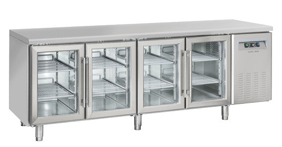 Comptoir réfrigéré pour plateaux 325x410mm - SRG 4100 - Cool Head 485 L 450 W Coolhead - Table réfrigérée positive professionnel CHR - matériel cuisine pro - Cuistéo