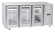 Comptoir réfrigéré GN1/1 MOTEUR À DISTANCE QRG 3100SG - Cool Head 1655x700x850 mm 310 L 100 W Coolhead - Table réfrigérée positive professionnel CHR - matériel cuisine pro - Cuistéo