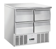 Table réfrigéré - GN1/1inox CRD 94A - Cool Head 900x700x880 mm 214 L 142.4 W Coolhead - Table réfrigérée positive professionnel CHR - matériel cuisine pro - Cuistéo