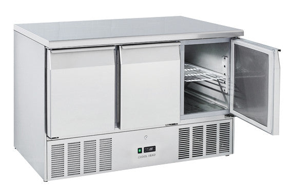 Table réfrigérée - 3 portes - GN1/1 - inox - Cool Head 342 L 233 W Coolhead - Table réfrigérée positive professionnel CHR - matériel cuisine pro - Cuistéo