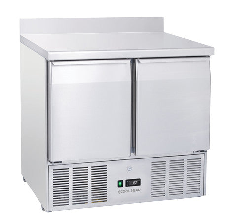 Table réfrigérée inox GN1/1 CRA 90A - Cool Head 900x700x980 mm 214 L 142.4 W Coolhead - Table réfrigérée positive professionnel CHR - matériel cuisine pro - Cuistéo
