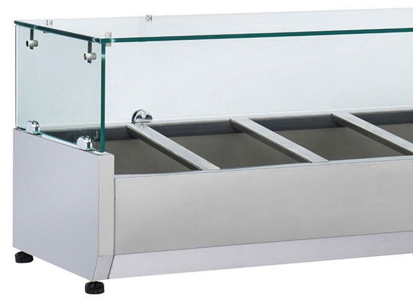 Table réfrigérée pizza GN1/1 CRM 93A - Cool Head inox 1400x700x1022 mm 330 L 233 W Coolhead - vue 9 - Table réfrigérée positive pro CHR - Cuistéo