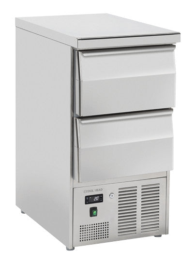 Table réfrigérée ventilée positive GN1/1 CRD 45A - Cool Head inox 450x700x878 mm 101 L 74 W Coolhead - Table réfrigérée positive professionnel CHR - matériel cuisine pro - Cuistéo