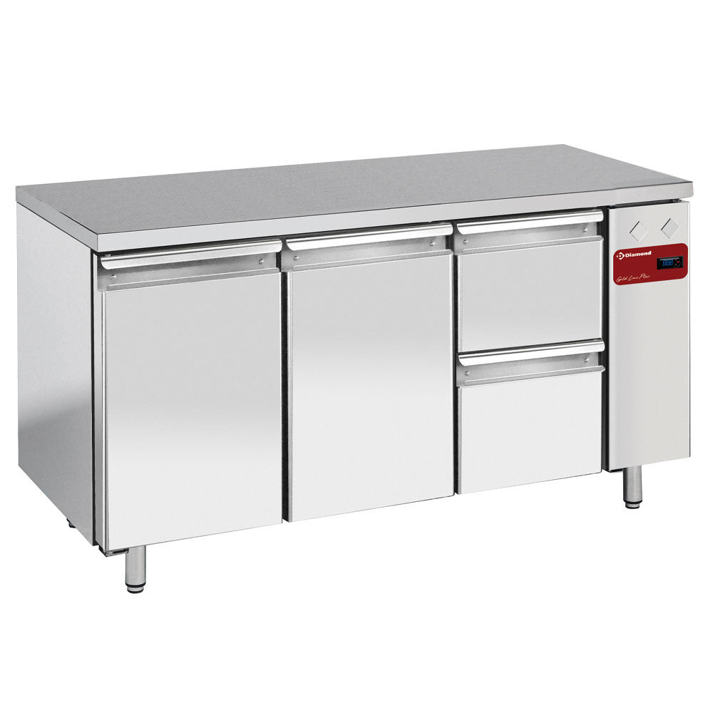 Table réfrigérée composée acier inox - Diamond