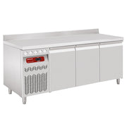 Table réfrigérée murale ventilée 3 portes GN 1/1 - Diamond