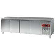 Table réfrigérée ventilée 4 portes en 600x400 - Diamond