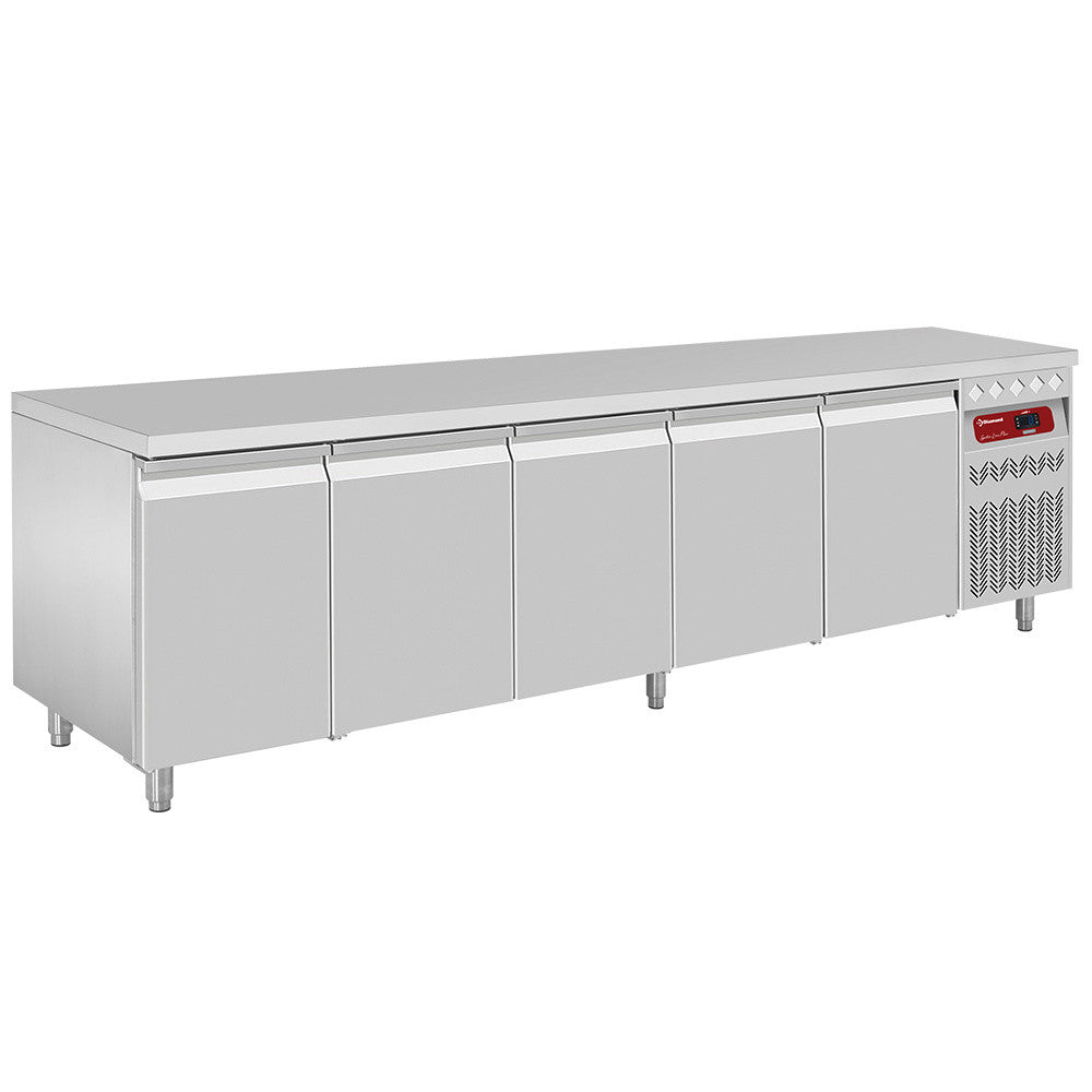 Table réfrigérée ventilé 5 prtes GN 1/1- Diamond
