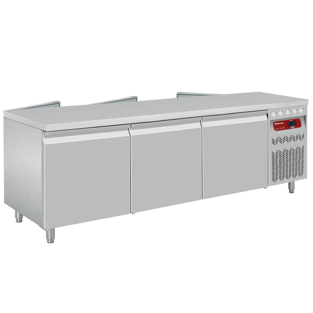Table réfrigérée ventilé 6 prtes GN 2/1 - Diamond