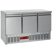 Table réfrigérée compact - 3 portes GN 1/1 - 380 l - Diamond