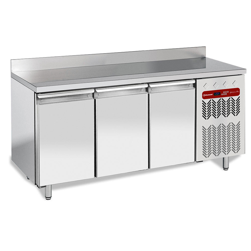 Table réfrigérée murale 3 ptes GN 1/1 405 lt - Diamond