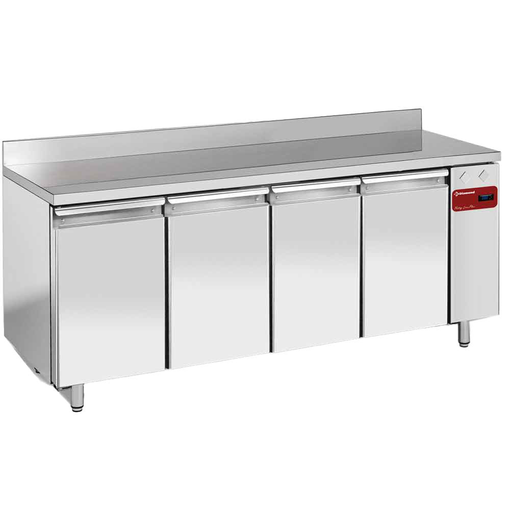 Table réfrigérée murale 4 portes 760 l - Diamond