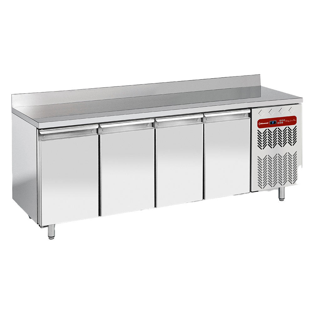 Table réfrigérée murale 4 portes 760 l - Diamond