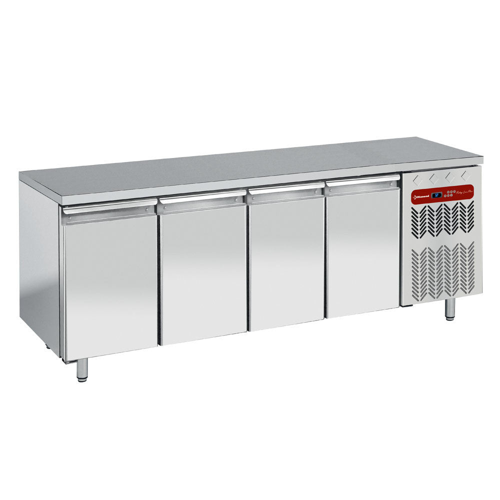 Table réfrigéré ventilée 4 ptes 600 x 400 mm - Diamond