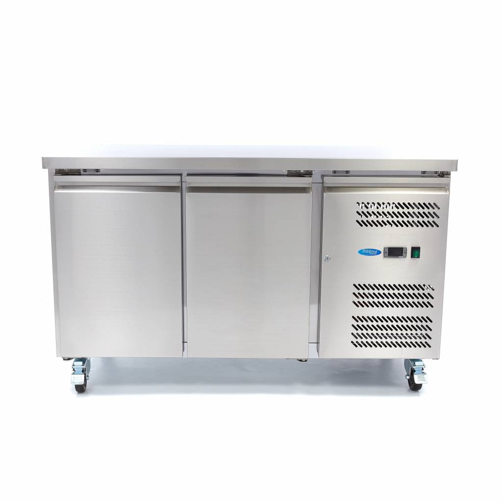 Réfrigérateur de comptoir - 314L - 136cm - 2 portes 350 W Maxima - vue 5 - Table réfrigérée positive pro CHR - Cuistéo