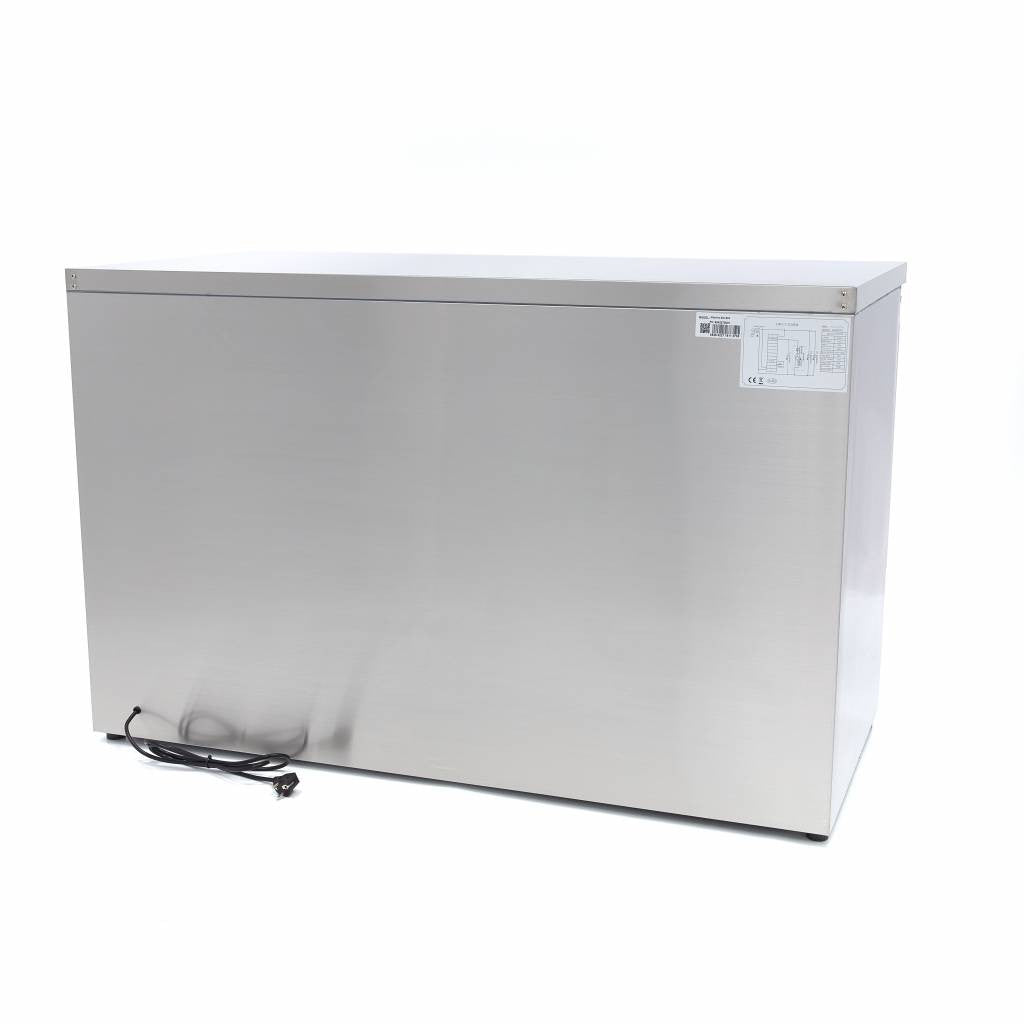 Table réfrigérée - 400 litres - 137cm - 3 portes - Refroidissement ventilé inox 230 W Maxima - vue 2 - Table réfrigérée positive pro CHR - Cuistéo