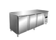 Table réfrigérée - 3 portes - Inox - Professionnel 465 L Saro - Table réfrigérée positive professionnel CHR - matériel cuisine pro - Cuistéo