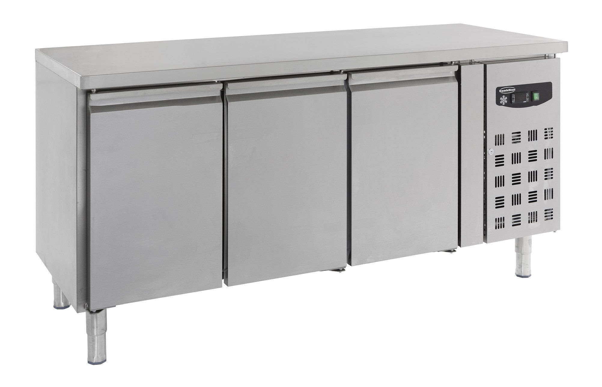 Table congélateur 3 portes inox 1795x700x850 mm 402 L 0.34 kW Combisteel - Table réfrigérée négative professionnel CHR - matériel cuisine pro - Cuistéo