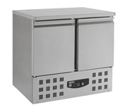 Table congélateur inox 2 portes 943x700x855 mm 0.34 kW Combisteel - Table réfrigérée négative professionnel CHR - matériel cuisine pro - Cuistéo