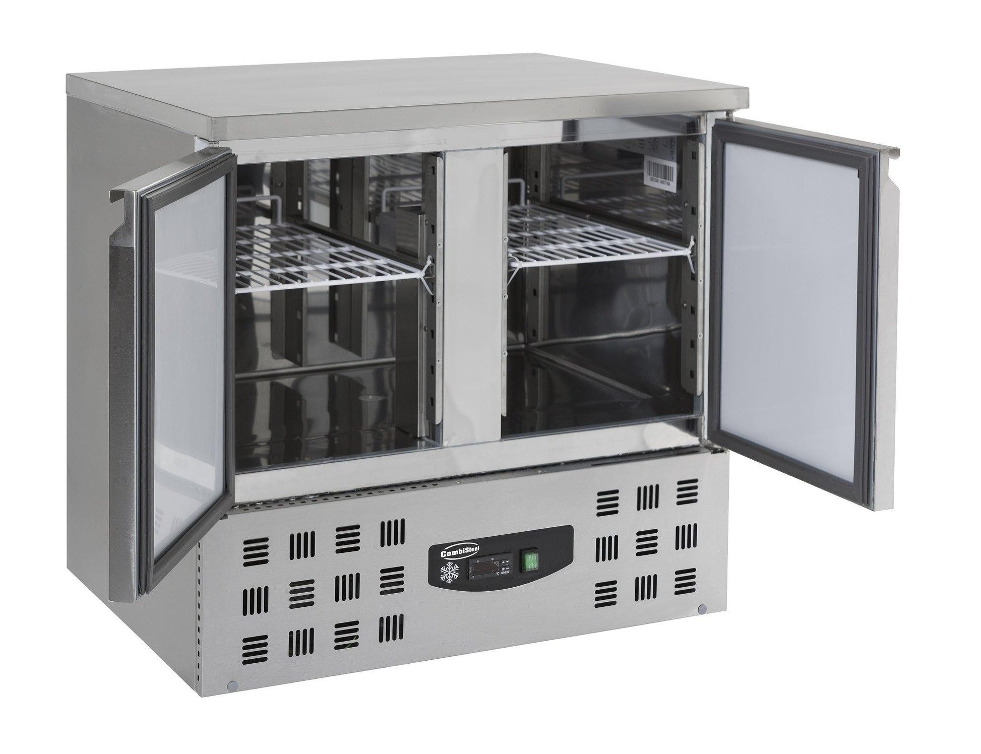 Table congélateur inox 2 portes 943x700x855 mm 0.34 kW Combisteel - vue 2 - Table réfrigérée négative pro CHR - Cuistéo