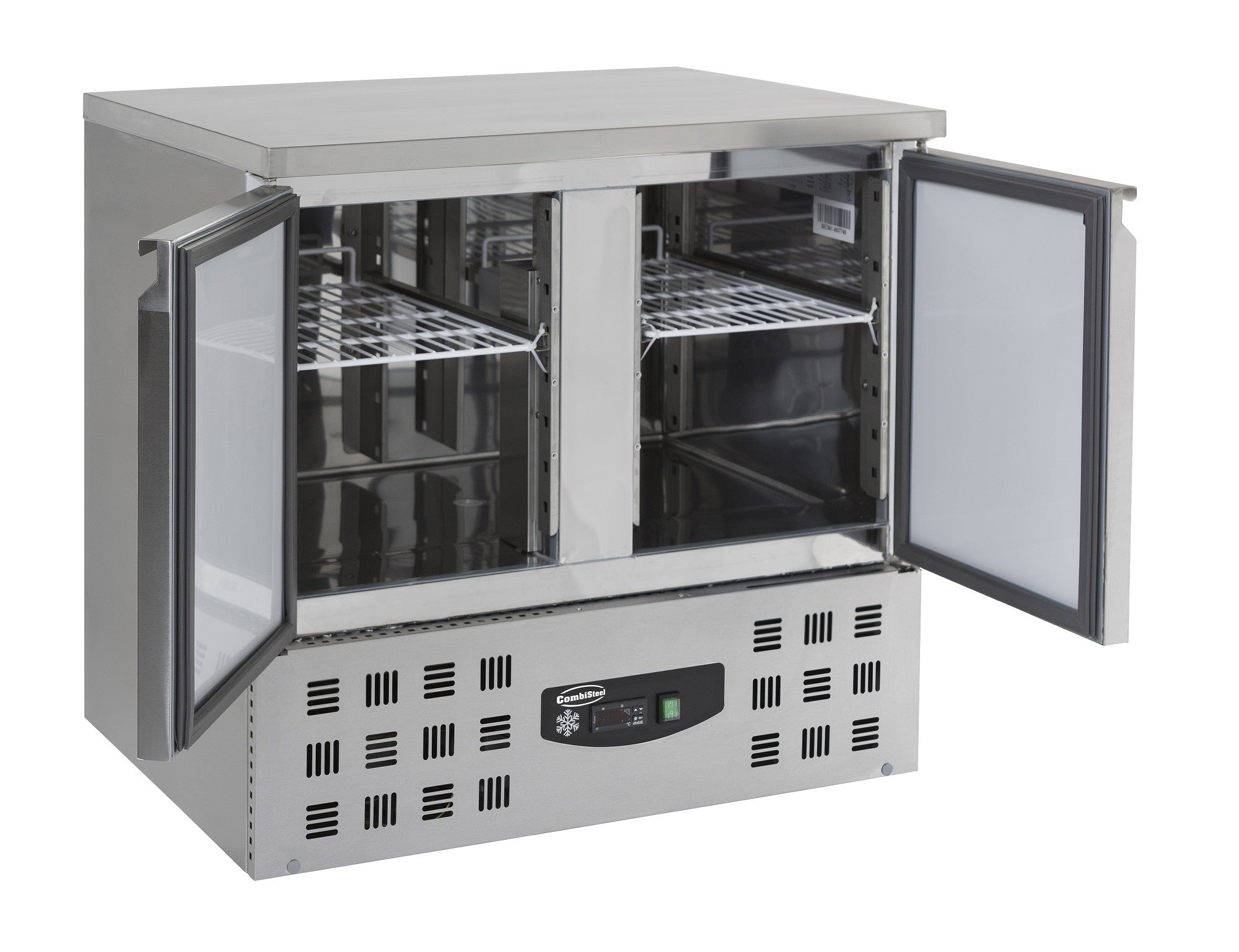 Table congélateur inox 2 portes 943x700x855 mm 0.34 kW Combisteel - vue 2 - Table réfrigérée négative pro CHR - Cuistéo