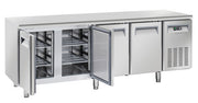 Comptoir congélateur GN1/1 - QN 4100 - Cool Head 2250x700x850 mm 570 L 670 W Coolhead - Table réfrigérée négative professionnel CHR - matériel cuisine pro - Cuistéo