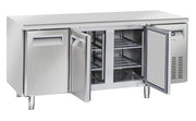Comptoir congélateur GN1/1 QN 3100 - Cool Head 1800x700x850 mm 400 L 670 W Coolhead - Table réfrigérée négative professionnel CHR - matériel cuisine pro - Cuistéo