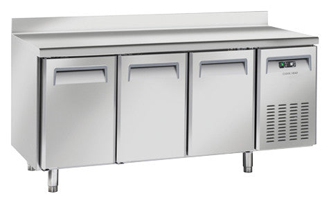 Table réfrigérée - Cool Head inox 1800x600x950 mm 358 L 700 W Coolhead - Table réfrigérée négative professionnel CHR - matériel cuisine pro - Cuistéo
