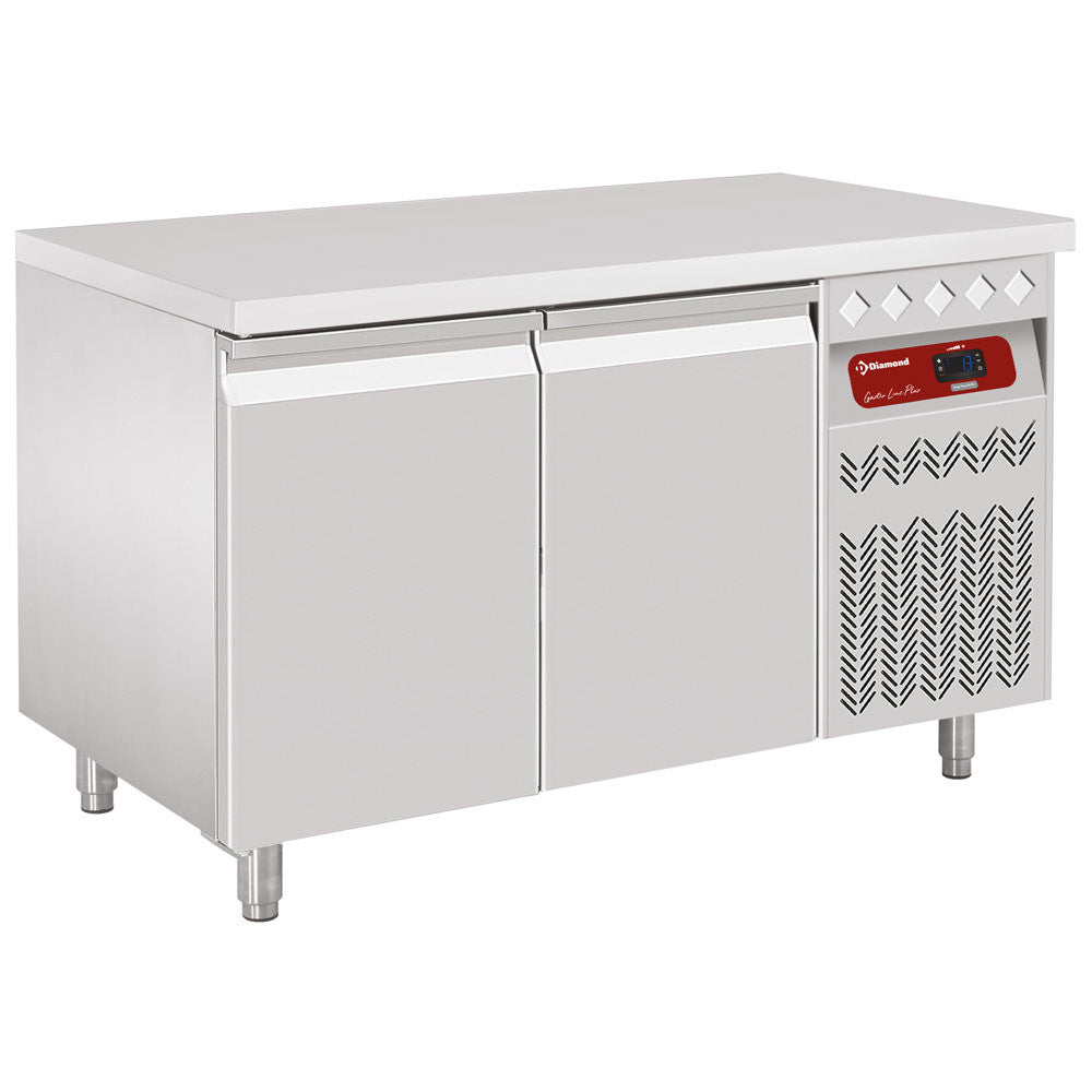 Table réfrigérée ventilée portes GN 1/1- 260 litres - Diamond