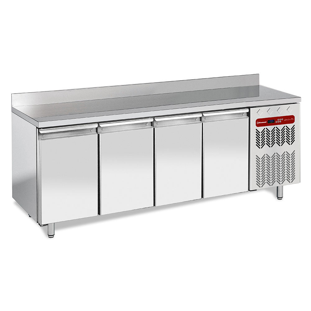 Table réfrigérée murale ventilée 4 ptes GN1/1- 550lt - Diamond