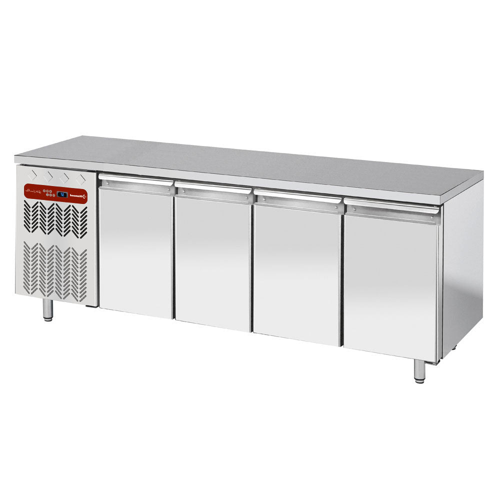 Table réfrigérée ventilée 4 portes GN 1/1 - Diamond