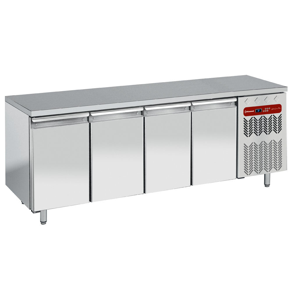 Table réfrigérée ventilée 4 portes GN 1/1 - Diamond