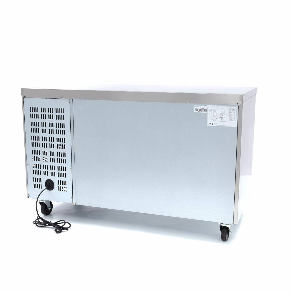Congélateur de comptoir - 314L - 136cm - 2 portes 390 W Maxima - vue 2 - Table réfrigérée négative pro CHR - Cuistéo