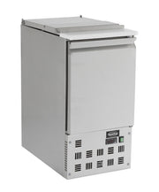 Saladette réfrigérée professionnelle 1 porte - Acier inoxydable - Température +2/+8°C 435x700x870 mm 109 L 0.17 kW Combisteel - Saladette réfrigérée professionnel CHR - matériel cuisine pro - Cuistéo