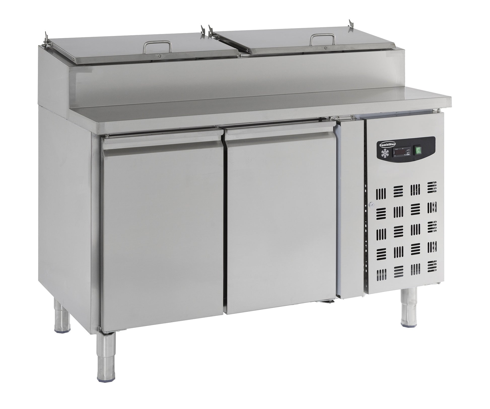 Saladette 2 portes récipient 6 x 1/3 GN 0.34 kW Combisteel - Saladette réfrigérée professionnel CHR - matériel cuisine pro - Cuistéo