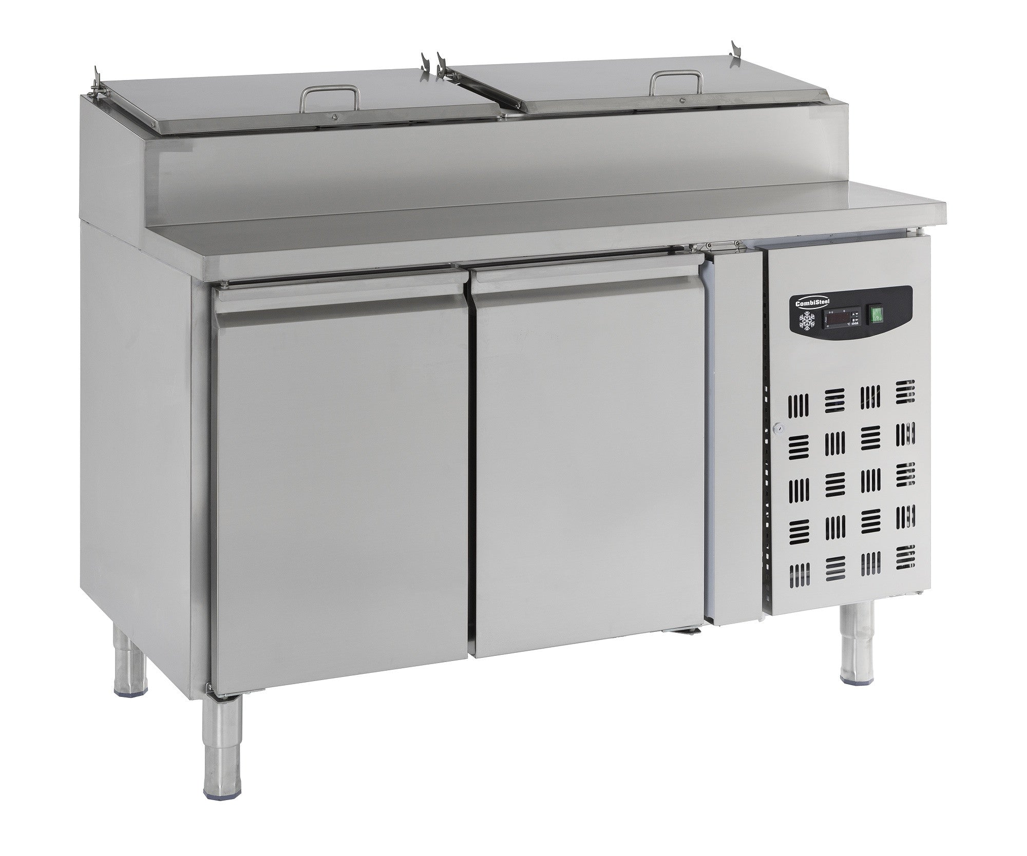 Saladette 2 portes récipient 6 x 1/3 GN 0.34 kW Combisteel - Saladette réfrigérée professionnel CHR - matériel cuisine pro - Cuistéo