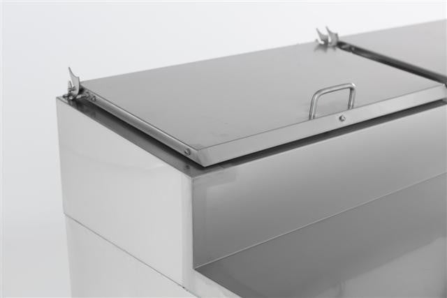 Saladette 2 portes récipient 6 x 1/3 GN 0.34 kW Combisteel - vue 4 - Saladette réfrigérée pro CHR - Cuistéo