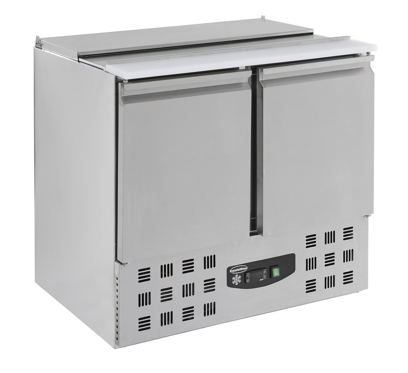 Saladette réfrigérée 2 portes 900x700x870 mm 230 L 0.34 kW Combisteel - Saladette réfrigérée professionnel CHR - matériel cuisine pro - Cuistéo