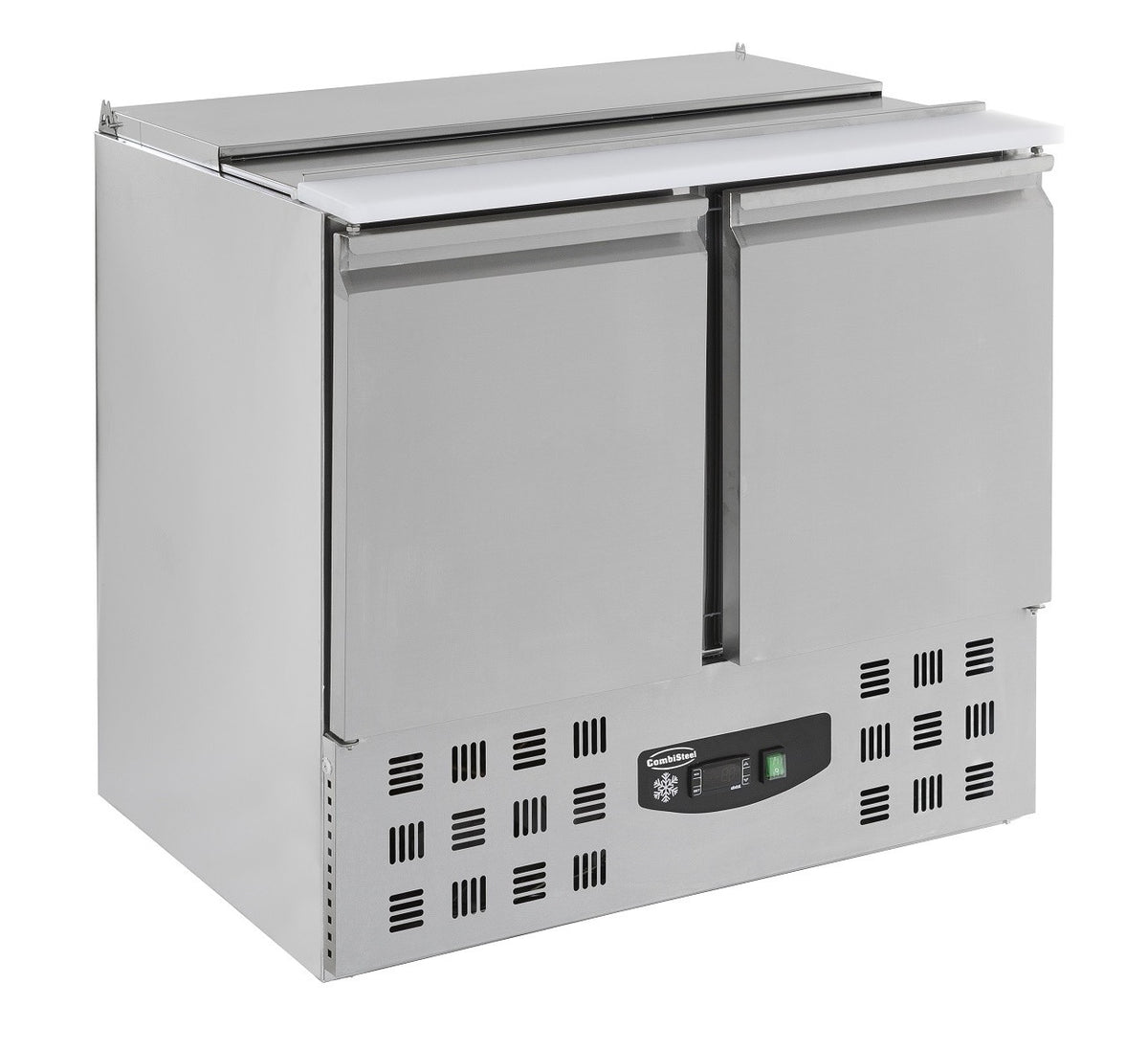 Saladette réfrigérée 2 portes 900x700x870 mm 230 L 0.34 kW Combisteel - Saladette réfrigérée professionnel CHR - matériel cuisine pro - Cuistéo