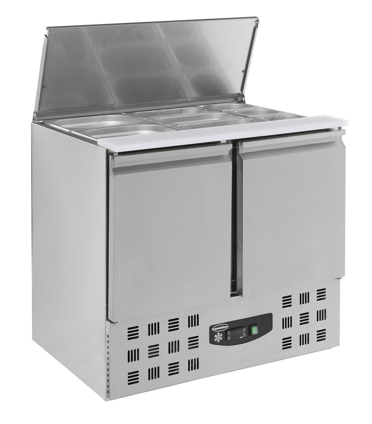 Saladette réfrigérée 2 portes 900x700x870 mm 230 L 0.34 kW Combisteel - vue 2 - Saladette réfrigérée pro CHR - Cuistéo
