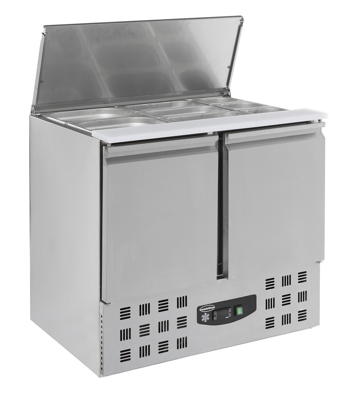 Saladette réfrigérée 2 portes 900x700x870 mm 230 L 0.34 kW Combisteel - vue 2 - Saladette réfrigérée pro CHR - Cuistéo