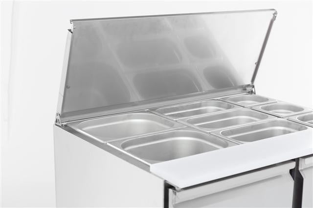 Saladette réfrigérée 2 portes 900x700x870 mm 230 L 0.34 kW Combisteel - vue 4 - Saladette réfrigérée pro CHR - Cuistéo
