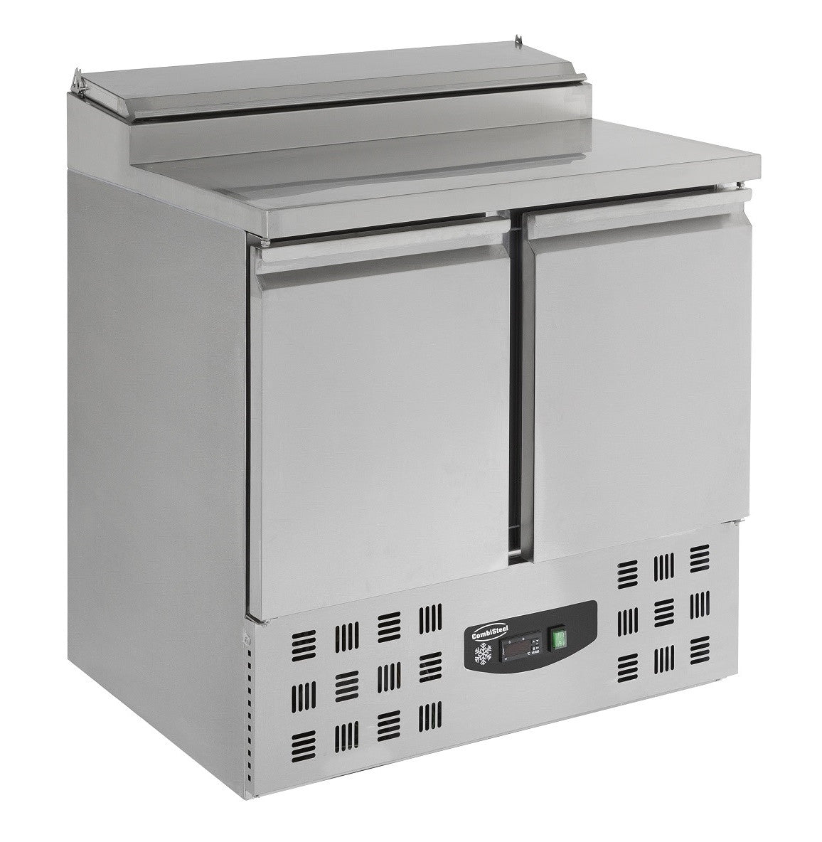 Saladette réfrigérée 2 portes 5 x 1/6 GN 0.34 kW Combisteel - Saladette réfrigérée professionnel CHR - matériel cuisine pro - Cuistéo
