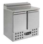 Saladette réfrigérée 2 portes 5 x 1/6 GN 0.34 kW Combisteel - Saladette réfrigérée professionnel CHR - matériel cuisine pro - Cuistéo