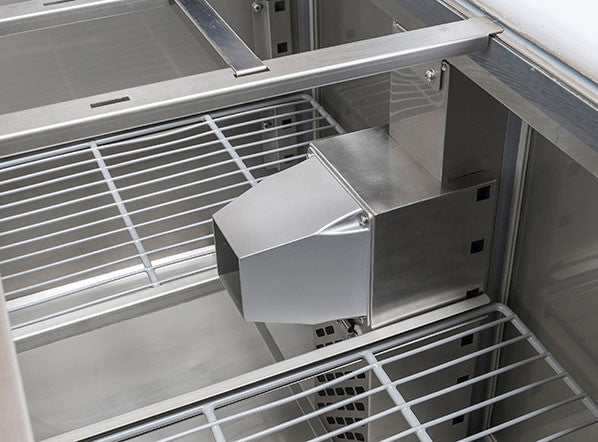 Saladette réfrigérée - GN1/1 CR 93A - Cool Head 1365x700x890 mm 350 L 233 W Coolhead - vue 8 - Saladette réfrigérée pro CHR - Cuistéo