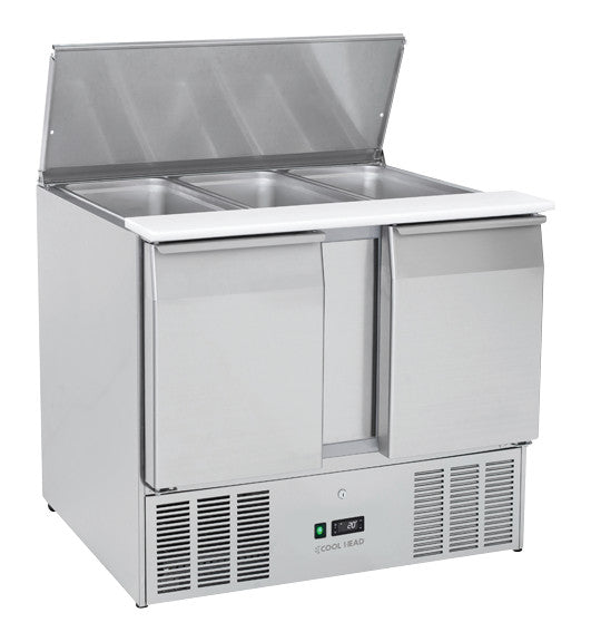 Saladette réfrigérée GN1/1 CR 92A - Cool Head 1045x700x883 mm 269 L 182 W Coolhead - Saladette réfrigérée professionnel CHR - matériel cuisine pro - Cuistéo