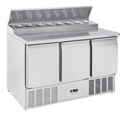 Saladette réfrigérée GN1/1 CRS 93A - Cool Head 1365x700x1005 mm 389 L 233 W Coolhead - Saladette réfrigérée professionnel CHR - matériel cuisine pro - Cuistéo