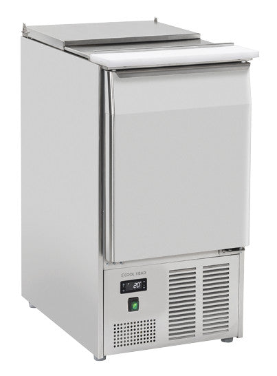 Table réfrigérée ventilée positive GN1/1 CR 45A - Cool Head inox 450x700x880 mm 103 L 74 W Coolhead - Saladette réfrigérée professionnel CHR - matériel cuisine pro - Cuistéo