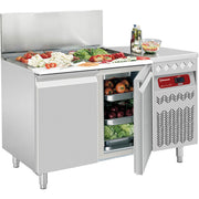 Table réfrigérée 2 portes GN avec salade GN - Diamond